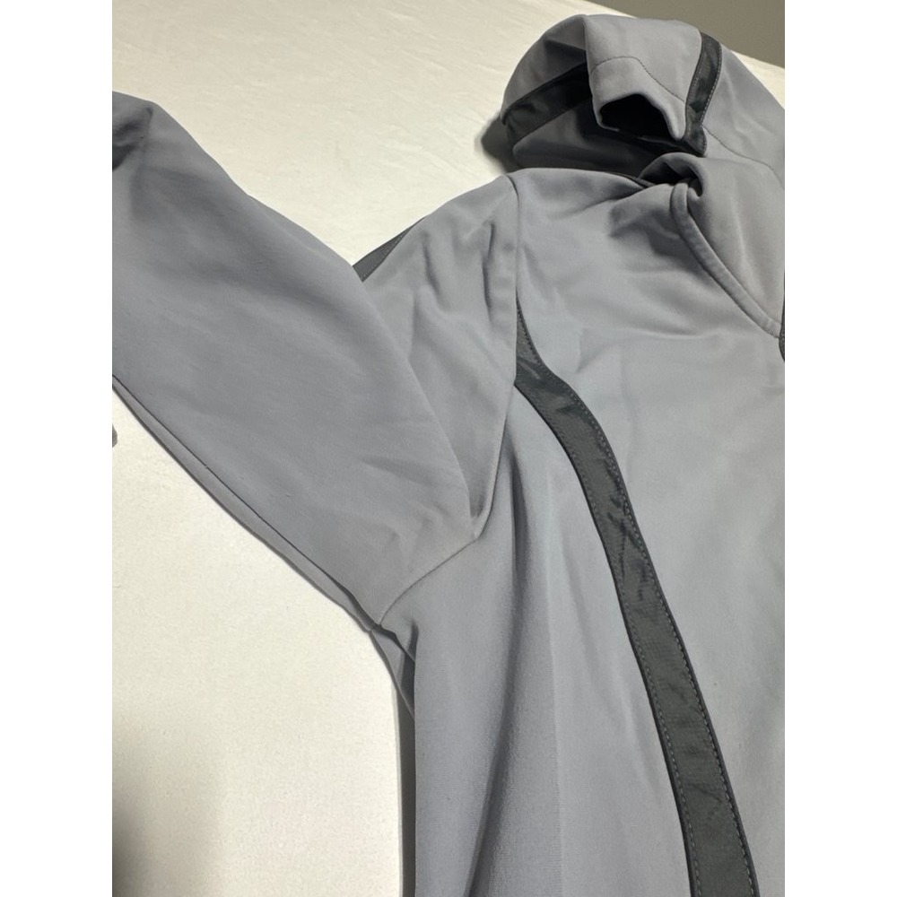 Athleta Womens Hooded Performance Jacket Gray Full Zip Activewear Size L - Picture 5 of 7